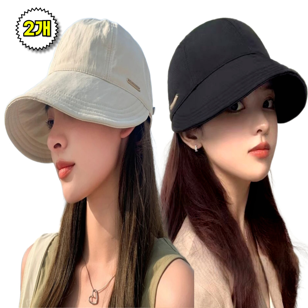 뉴블랑 자외선차단 오버핏 볼캡 데일리용 와이드 챙 모자 버킷햇 [오염방지패드 추가] 18,950원