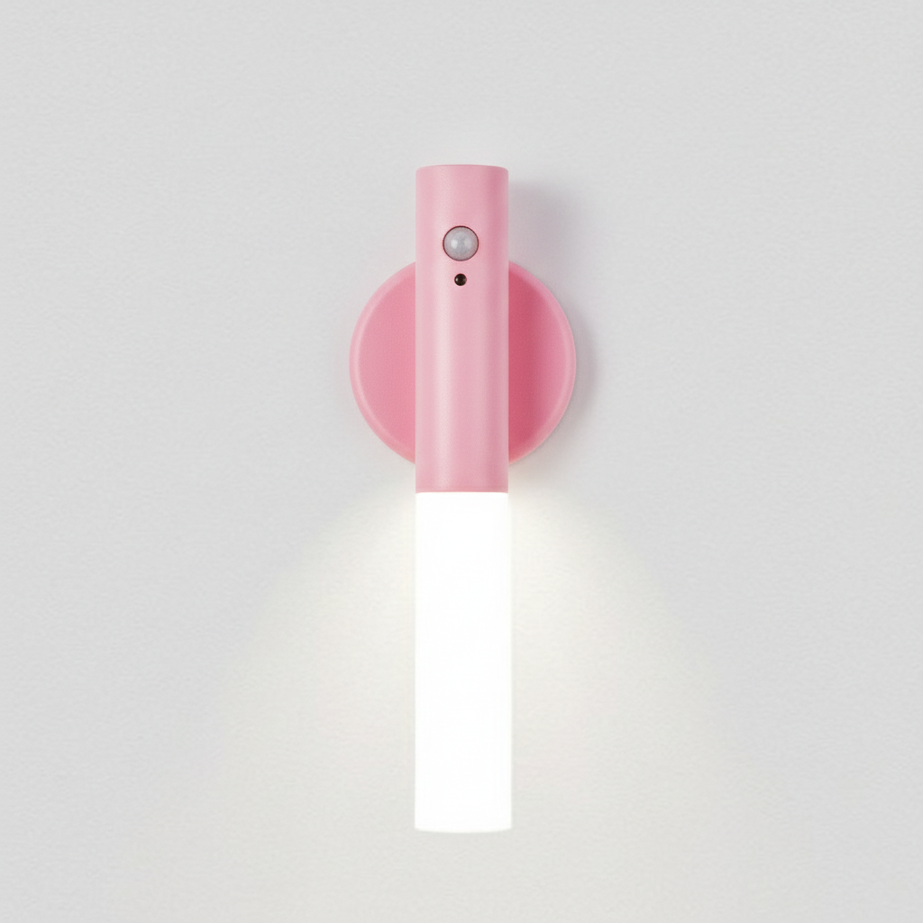 빌리온톤 충전식 무선 모션감지 LED 스마트 센서등, 분홍색 (Rose Milk), 1개 17,000원