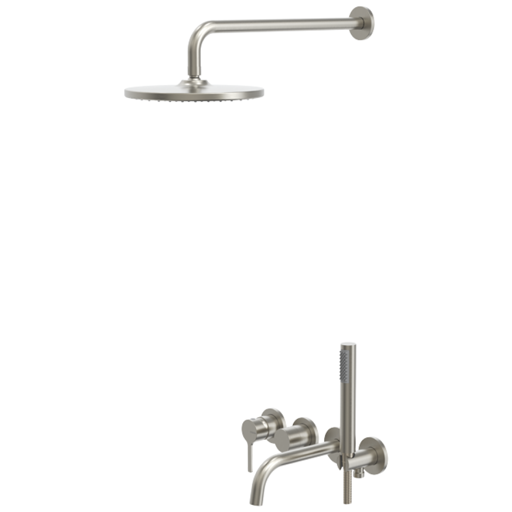 ETERNO 에떼르노 벽매립 레인샤워수전 욕실 니켈무광 EB 8001 N 480,000원