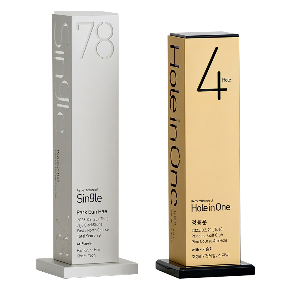 홀인원패 이글패 싱글패 골프싱글패 홀인원기념패 골프 트로피 2-4700, 실버 173,000원