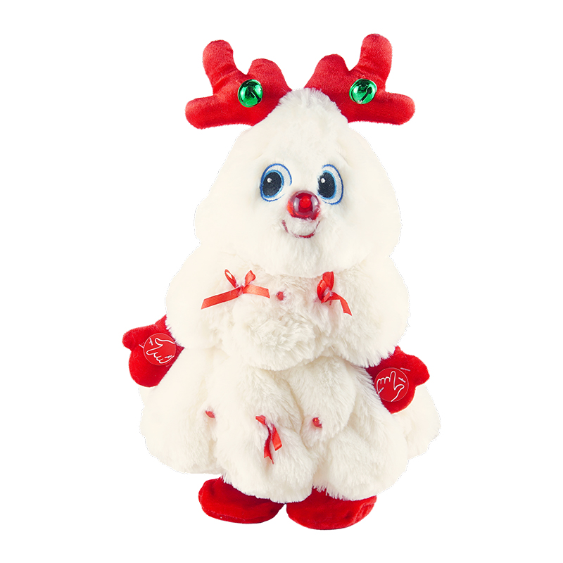 토이토 2세대 크리스마스 춤추는 트리 인형 찐트리 움직이는 댄싱트리, 40cm, 04_화이트 루돌프 찐트리, 1개 25,900원