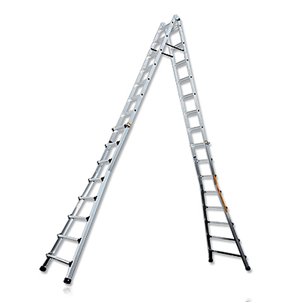 국산 풍산 LS사다리 8단 / + 안전지지대 추가가능 길이조절 A형 초경량 알루미늄 239,000원