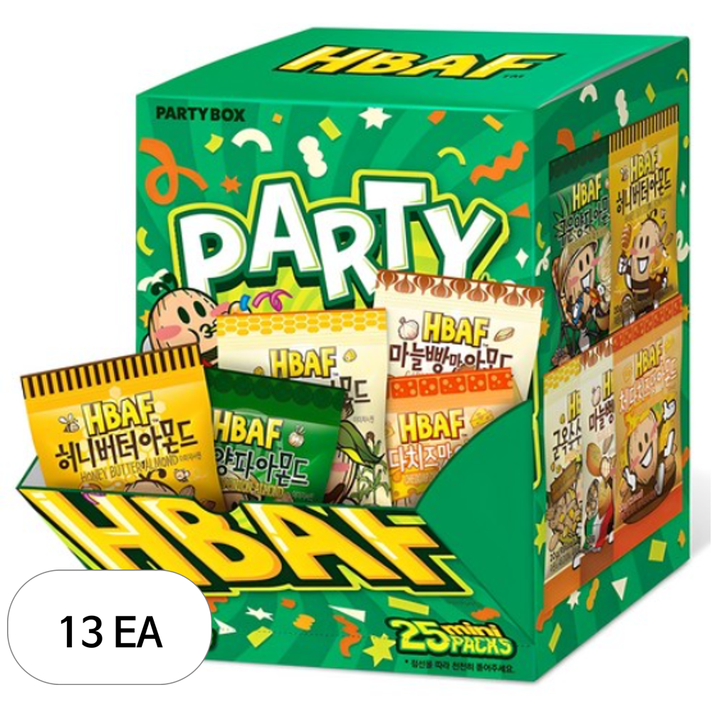 바프 미니 파티박스 그린 5종 x 5p 세트 339,100원