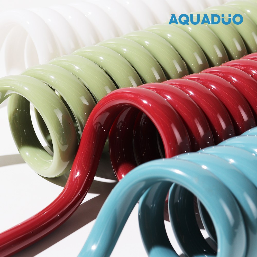 아쿠아듀오 물때X꼬임방지 스프링 샤워기호스 3m, 옐로우, 1개 29,800원