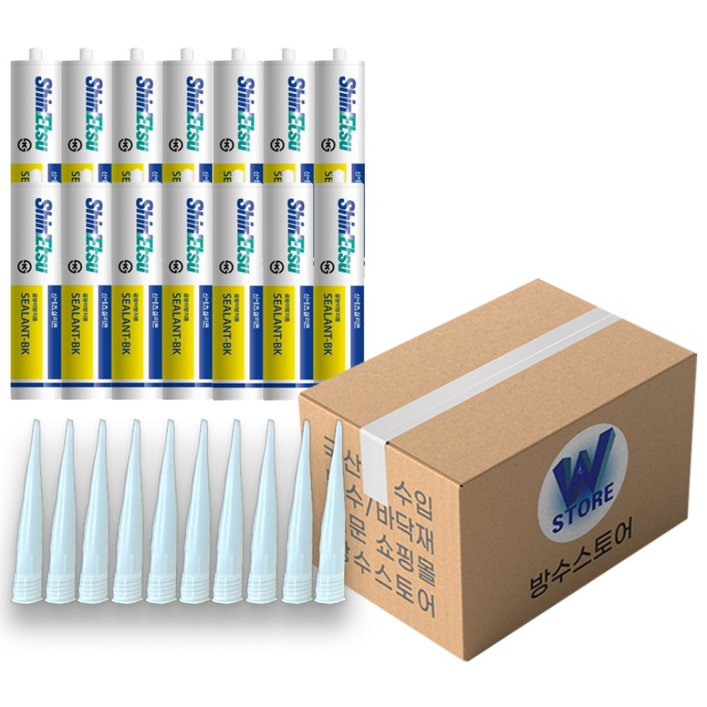 방수스토어 신에츠 바이오실리콘 반투명 BK 곰팡이 방지 화장실 욕조 주방 타일 세면대 62,990원