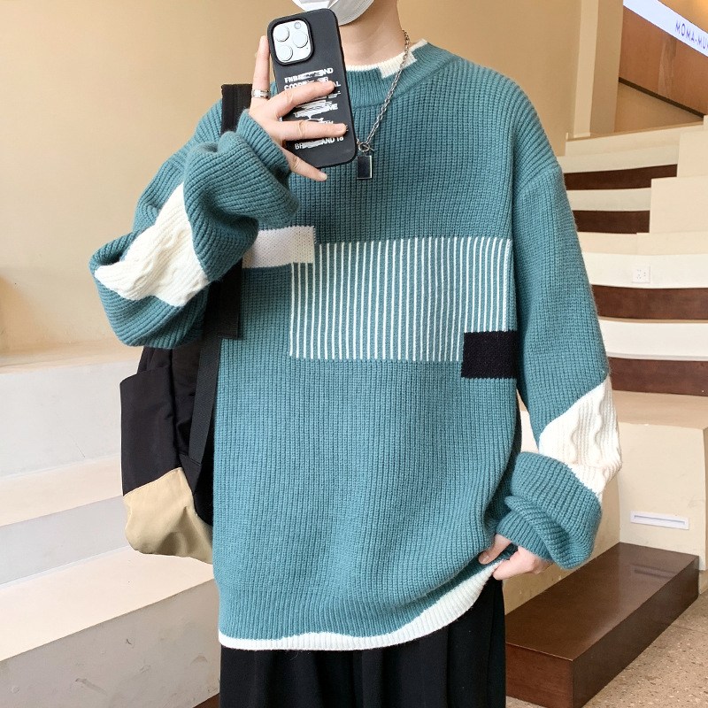 스타일닥터 남성 캐주얼 라운드 니트 스웨터 남성 패션 루즈핏 스웨터 42,900원