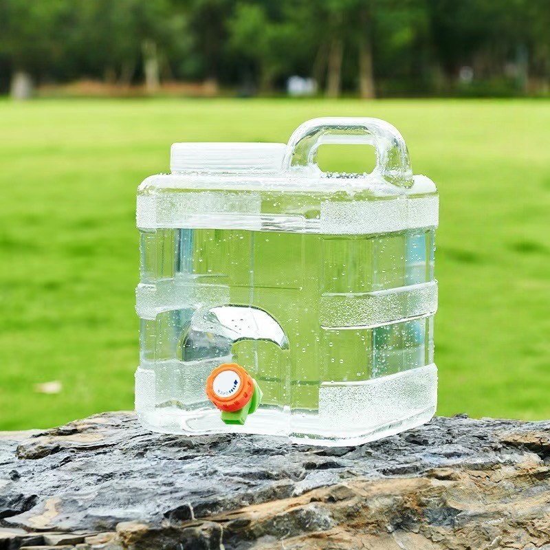 BLOWFISHFUGU 휴대용 캠핑 대용량 투명 물통수도꼭지밸브 물통 7.5L 10L15L 20L 15,300원