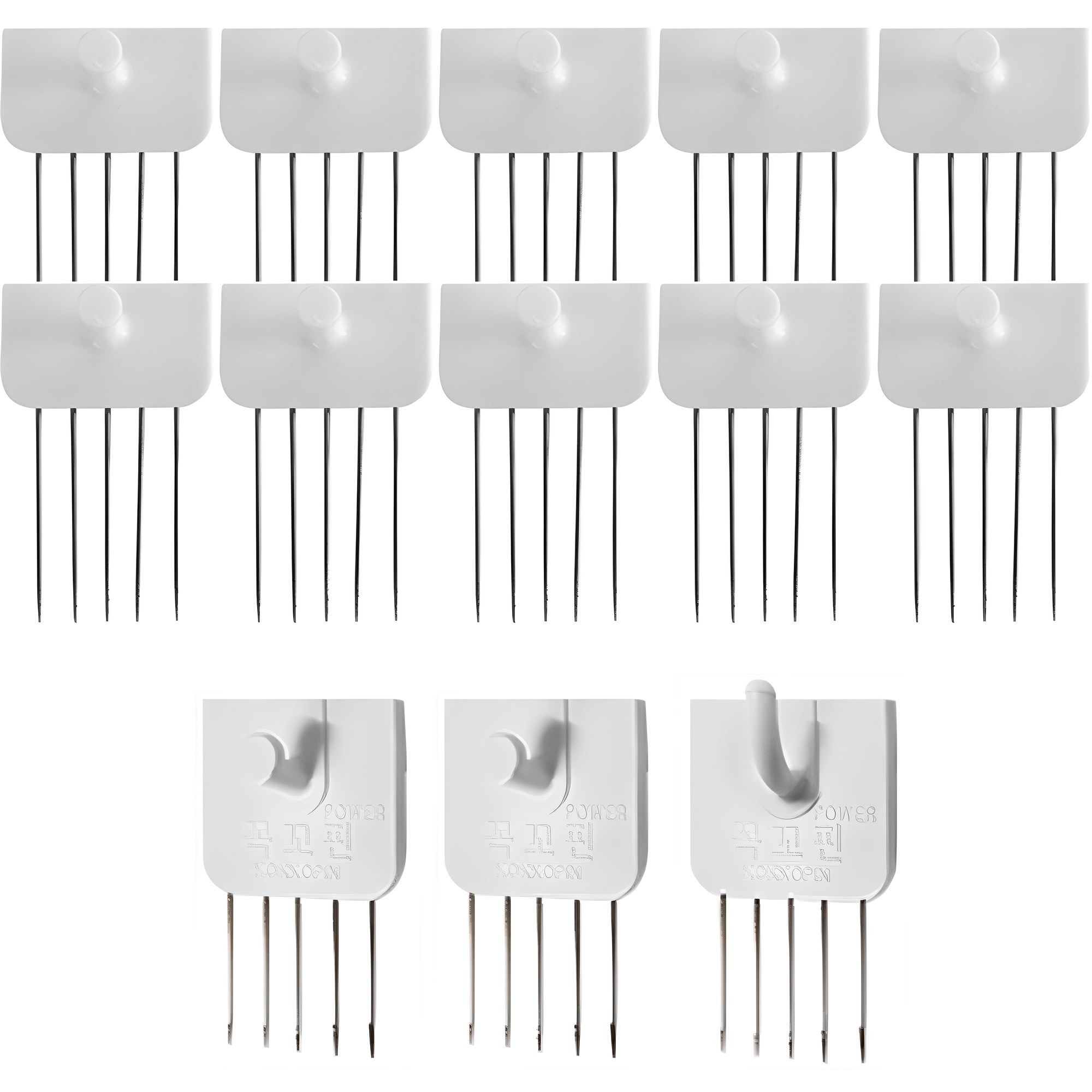 꼭꼬핀 일자형 10p + 파워 일자형 2p + U자형 1p, 혼합색상, 1세트 9,900원