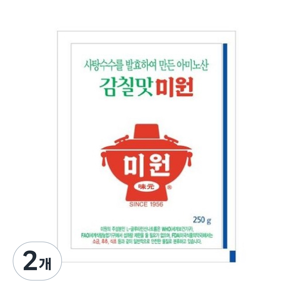 청정원 감칠맛나는미원, 250g, 2개 14,300원