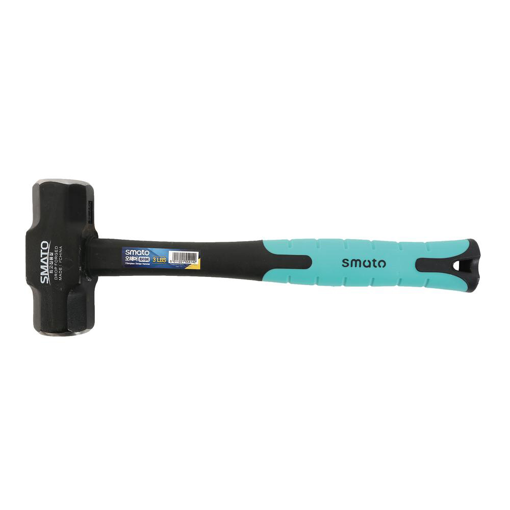 스마토 망치 오해머 화이버자루 고무그립 2lbs 3lbs 4lbs 14,500원