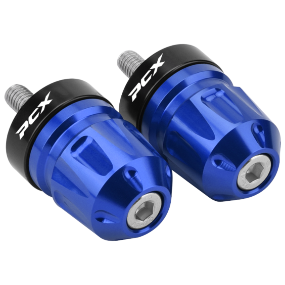 체키스 PCX 25년 26년 고중량 핸들발란스 오토바이 핸들 진동감소 피씨엑스25년식, 블루, 1세트 38,000원