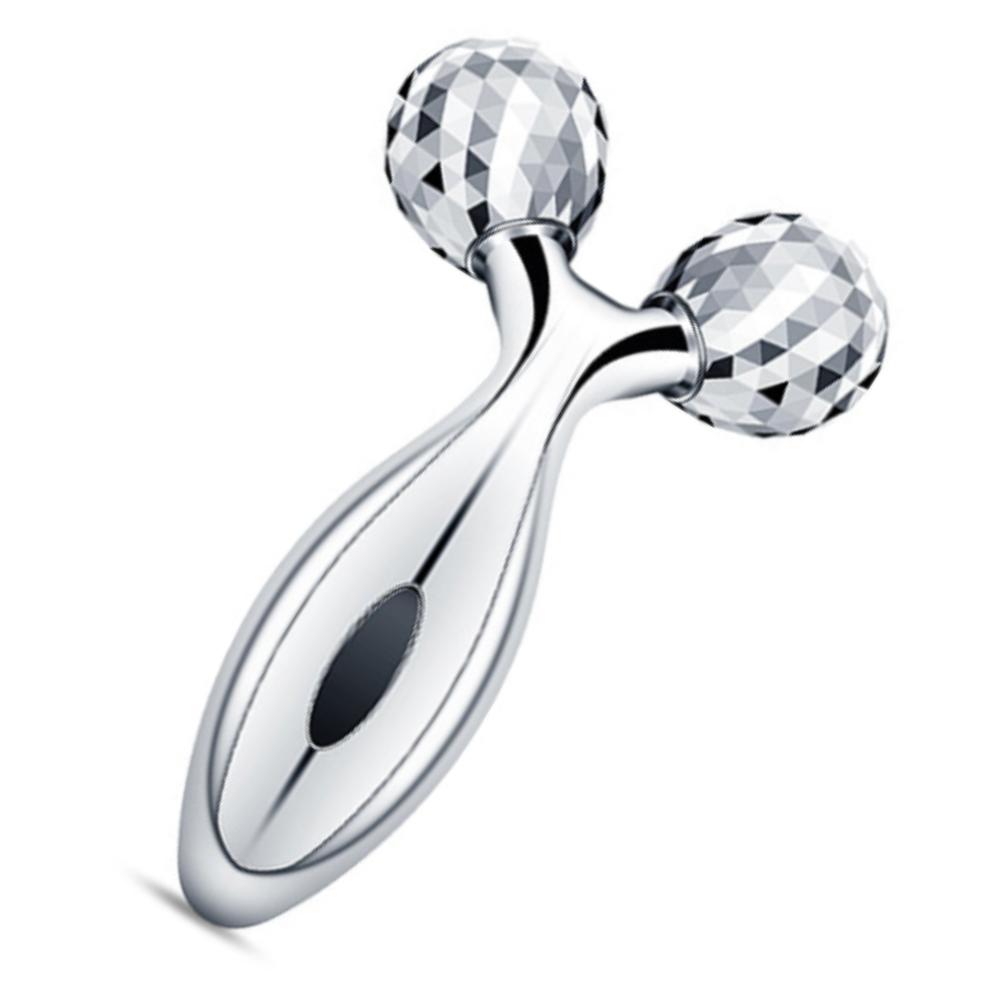 쿨웨이브 얼굴 작아지고 붓기 빼는 페이스롤러 마사지 롤러 3D 브이라인 셀프경락, 1개, 실버 9,500원