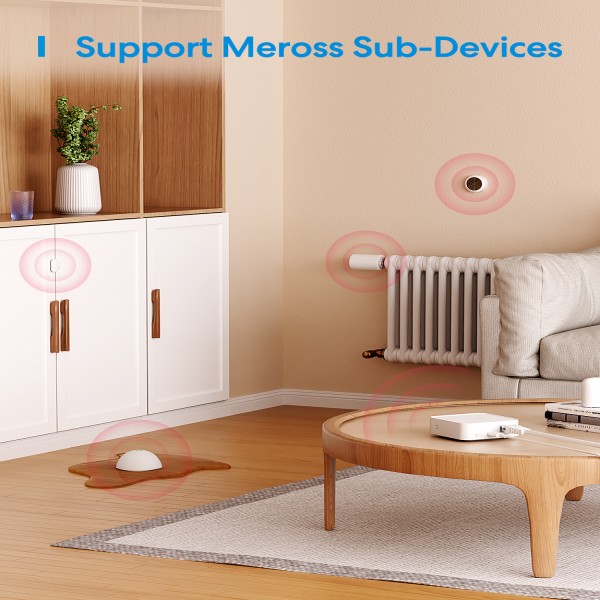 Meross Smart Wi-Fi 허브 다중 모델 스마트 홈 브리지 Bluetooth 라이프 APP 무선 원격 제어 Alexa Google 37,500원
