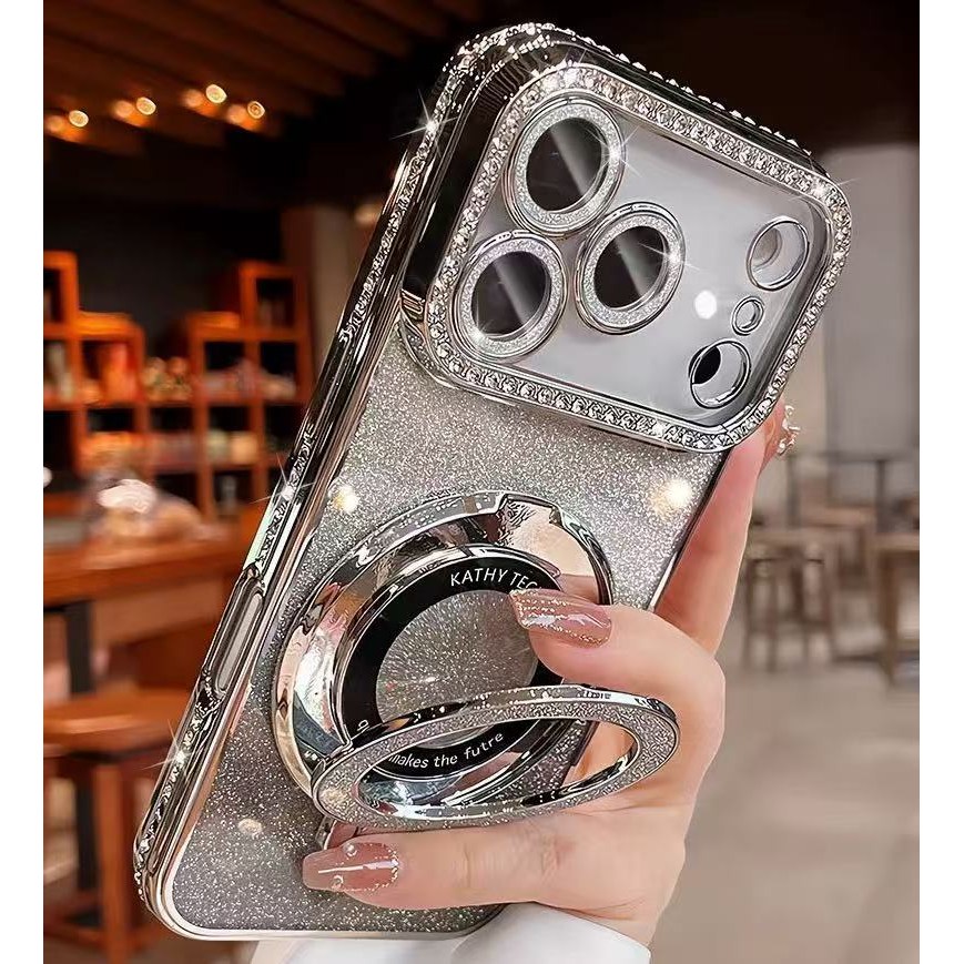 다예코 아이폰17 아이폰16 블링블링 글리터 거치대 케이스 12,900원