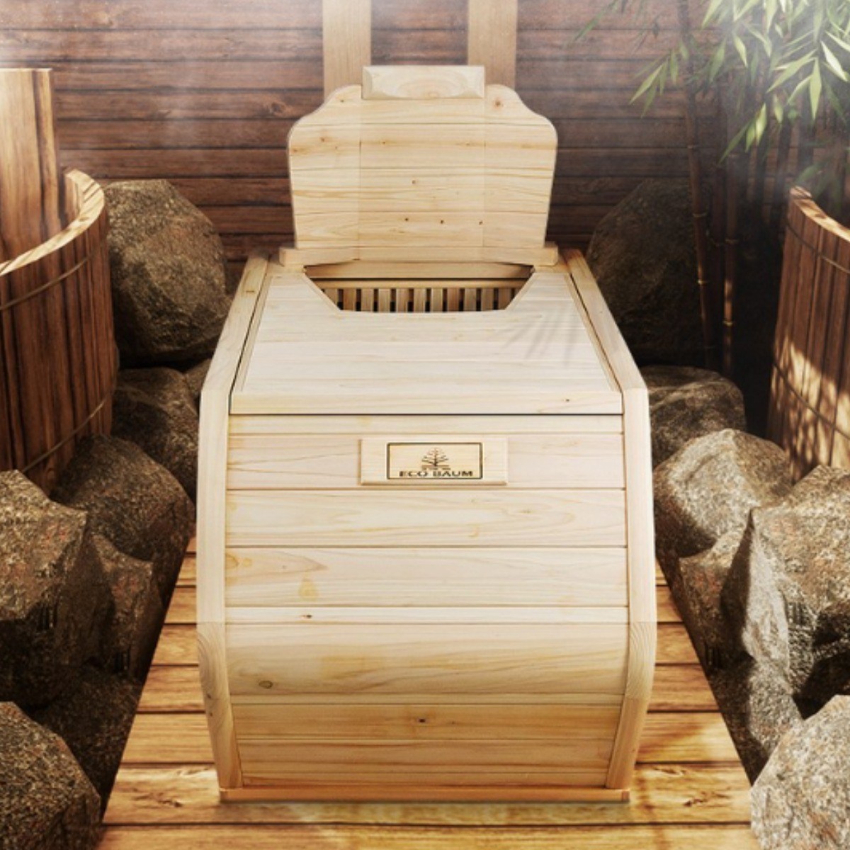 아이샵오픈 에코바움 편백나무욕조 반신욕기 건식반신욕기 피톤치드 반신욕찜기 원적외선 사우나기 온열기 - 한국 3,850,000원