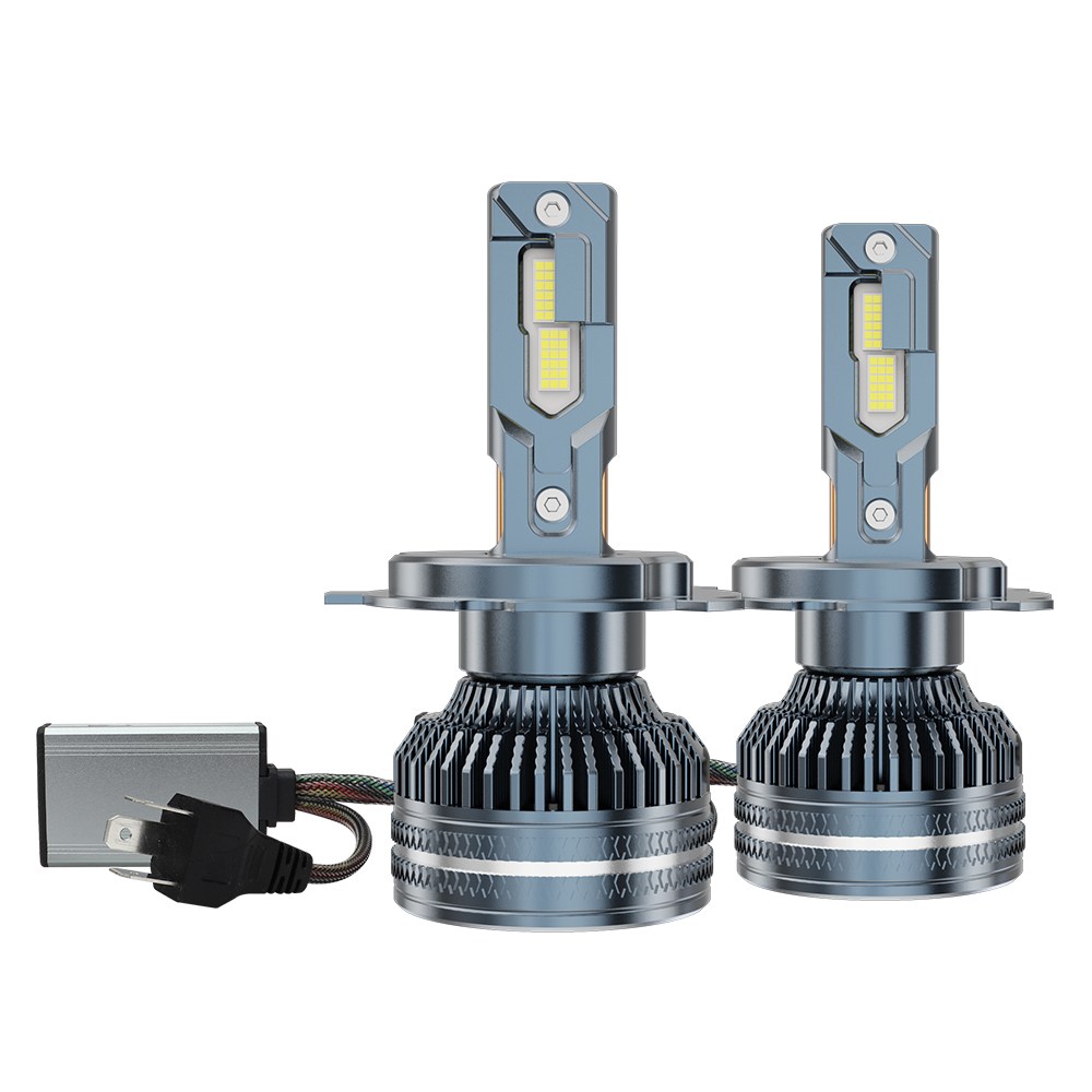 h7 led 전조등 자동차전조등 200W 원근광 헤드라이트 초광택 9-36V led 헤드라이트 2P, H4, 1세트 52,800원