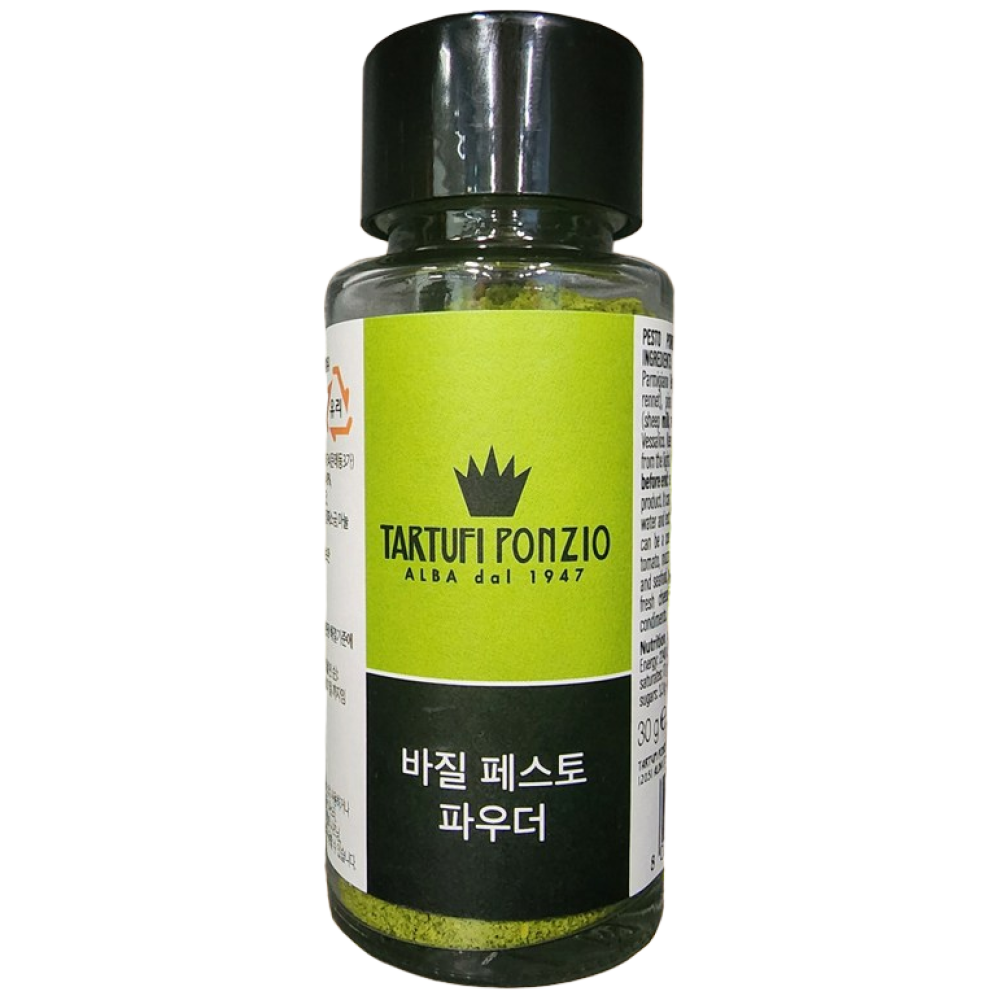 이탈리아 타르투피 폰지오 제노베제 피오디 바질 & 치즈 잣 페스토 파우더, 30g, 1개 27,500원