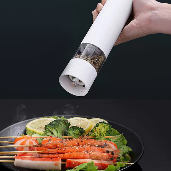 5시건 당일배송 26년 신상 KC인증 원터치 스테인레스 전동 후추 그라인더 깨갈이 소금갈이, 1개 11,800원