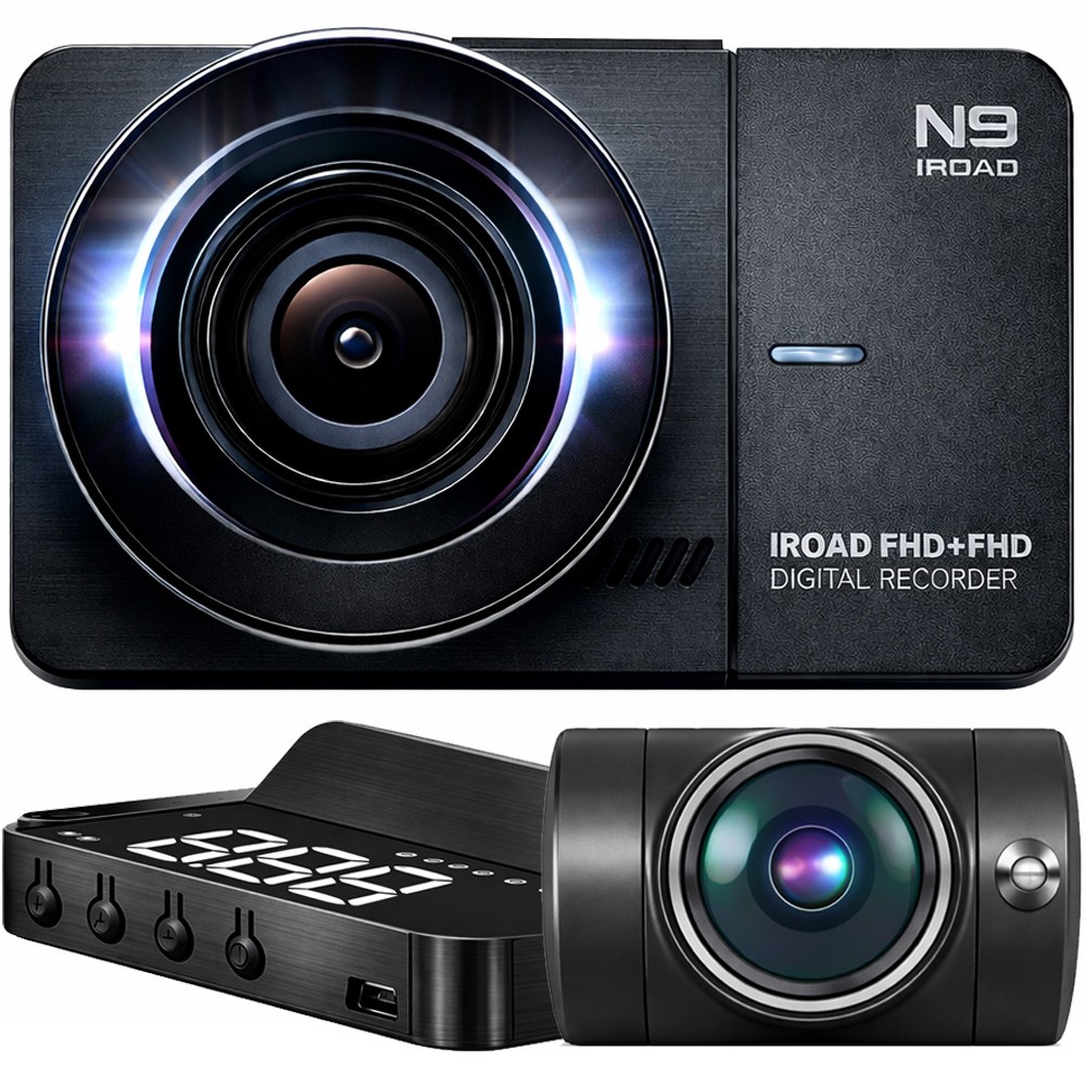 무료방문장착 아이로드 N9 엔나인 가성비 블랙박스 FHD 2채널 + 64GB + 헤드업디스플레이, 출장장착+GPS HUD, 128GB 189,000원
