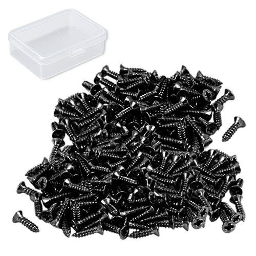 OON 접시머리 탄소강 니켈 도금 십자 나사 블랙 660p, 1개 5,900원