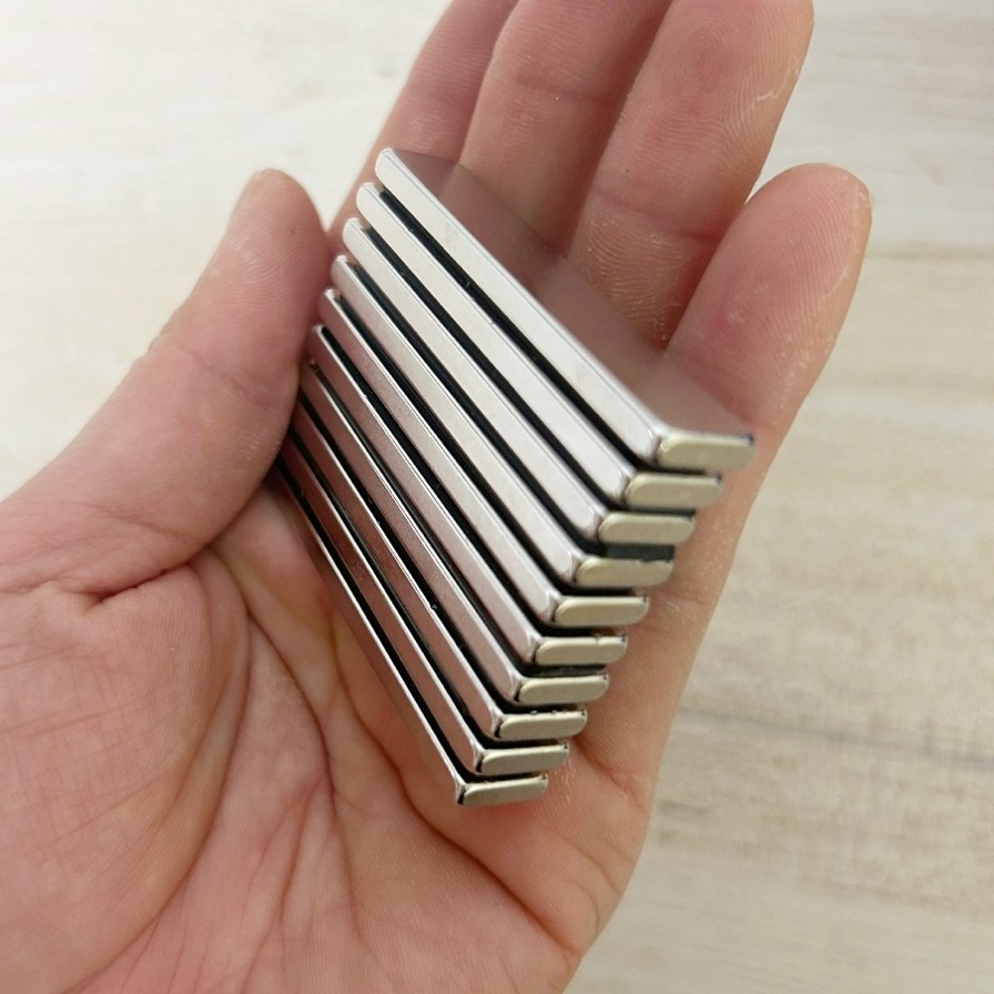 NS50*10*3T 네오디움 사각자석 NS 가로 50mm x 세로 10mm x 두께 3mm [유리], 10개 19,900원