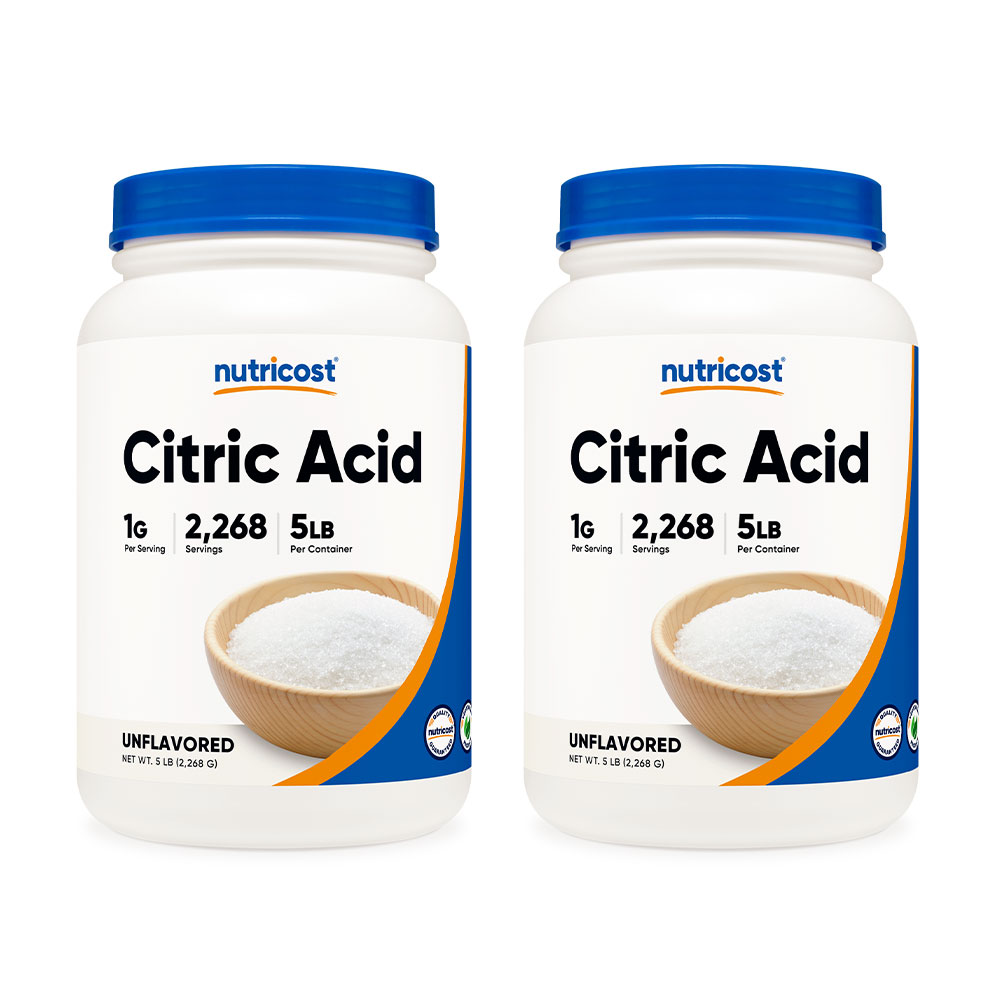 뉴트리코스트 식용 구연산 파우더 5lb 2병, 2268회분, 2개 108,800원