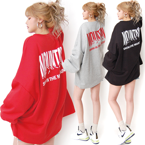 통통마녀 ]  마운틴 박스 맨투맨  4칼라 / 기모포함 판매  / 오버사이즈 / 6XL 19,700원