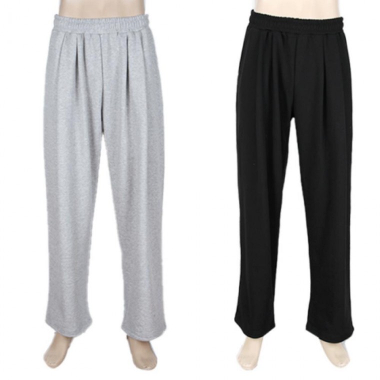 남녀공용 와이드 바지 밴딩 핀턱 투웨이 트레이닝 팬츠 67,030원