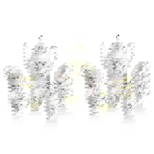 도자기 티 세트/명품 찻잔세트/ 스웨자르 도자기 티 세트, 빈티지 브리티 (Color-Camellia) 135,390원