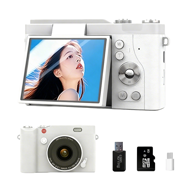 빈티지 디지털 카메라 Y2k 디지털 카메라 6400만 4K 사진기 16배줌 SD카드 USB포함 34,900원