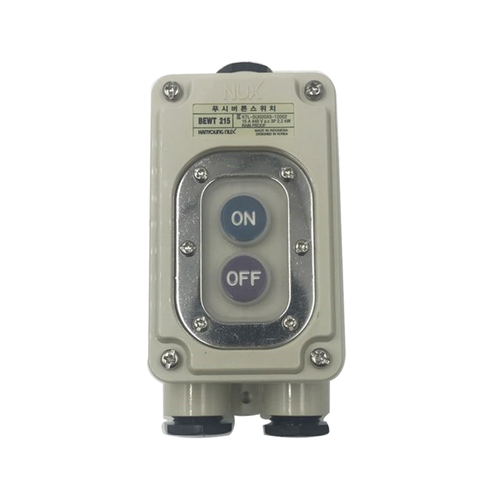 한영넉스 방우형 동력스위치 푸쉬버튼스위치 BEWT-215, 1개 14,390원