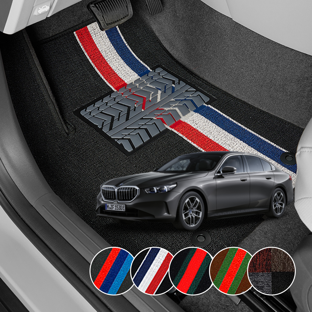 BMW 5시리즈 슬림 뉴 코일매트 발매트 라인 카매트 차량용 바닥 발판 자동차 차량 깔판, 톰에디션 59,800원