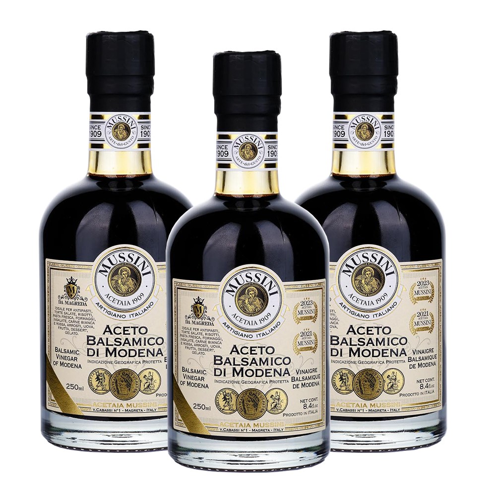 이태리 모데나 무씨니 오크통 9년숙성 발사믹 IGP(유럽연합인증) 브라운라벨, 250ml, 3개 95,810원