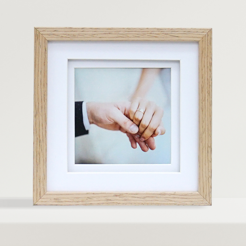 우드로하우스 아트클래스 우드액자 정사각형 HDT-407BW, 1개, 내추럴우드 5,900원