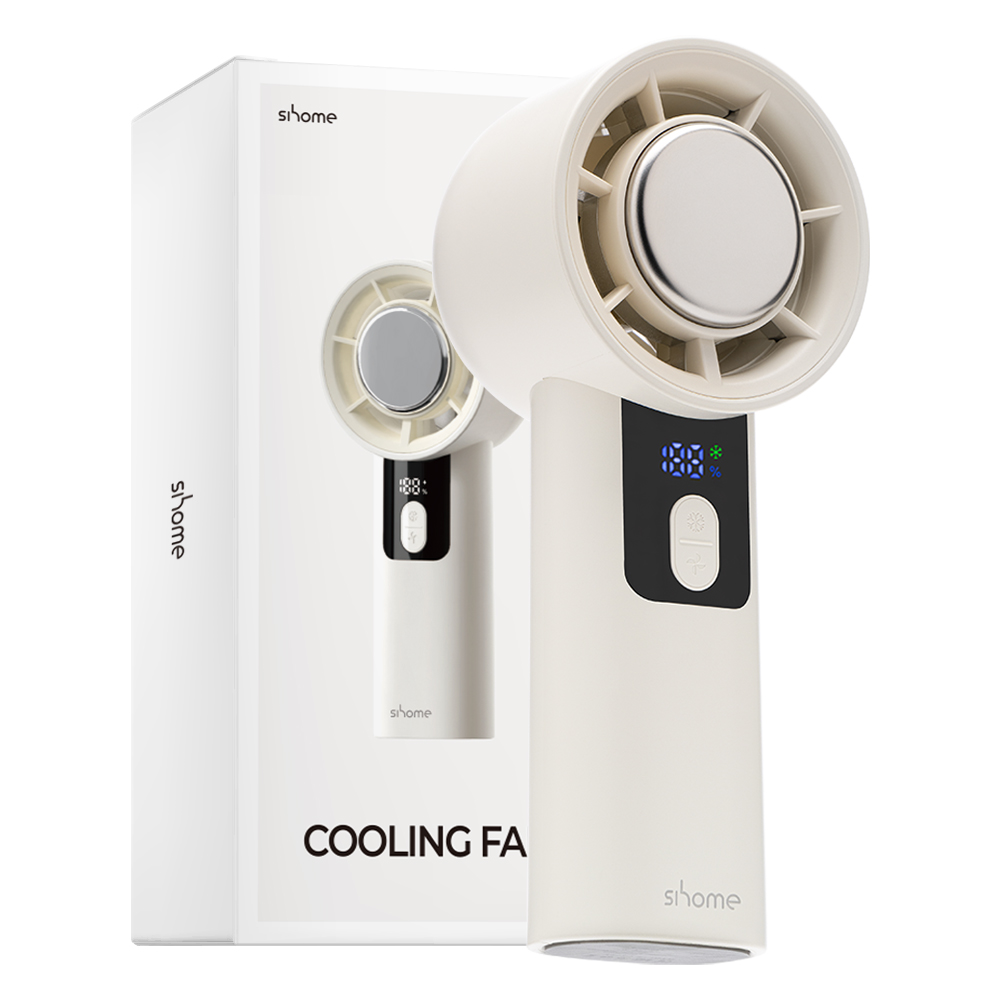 시홈 제로터보 급속냉각 쿨링 에어컨 휴대용 미니 손 선풍기, SH-CF30, 혼합색상 28,300원