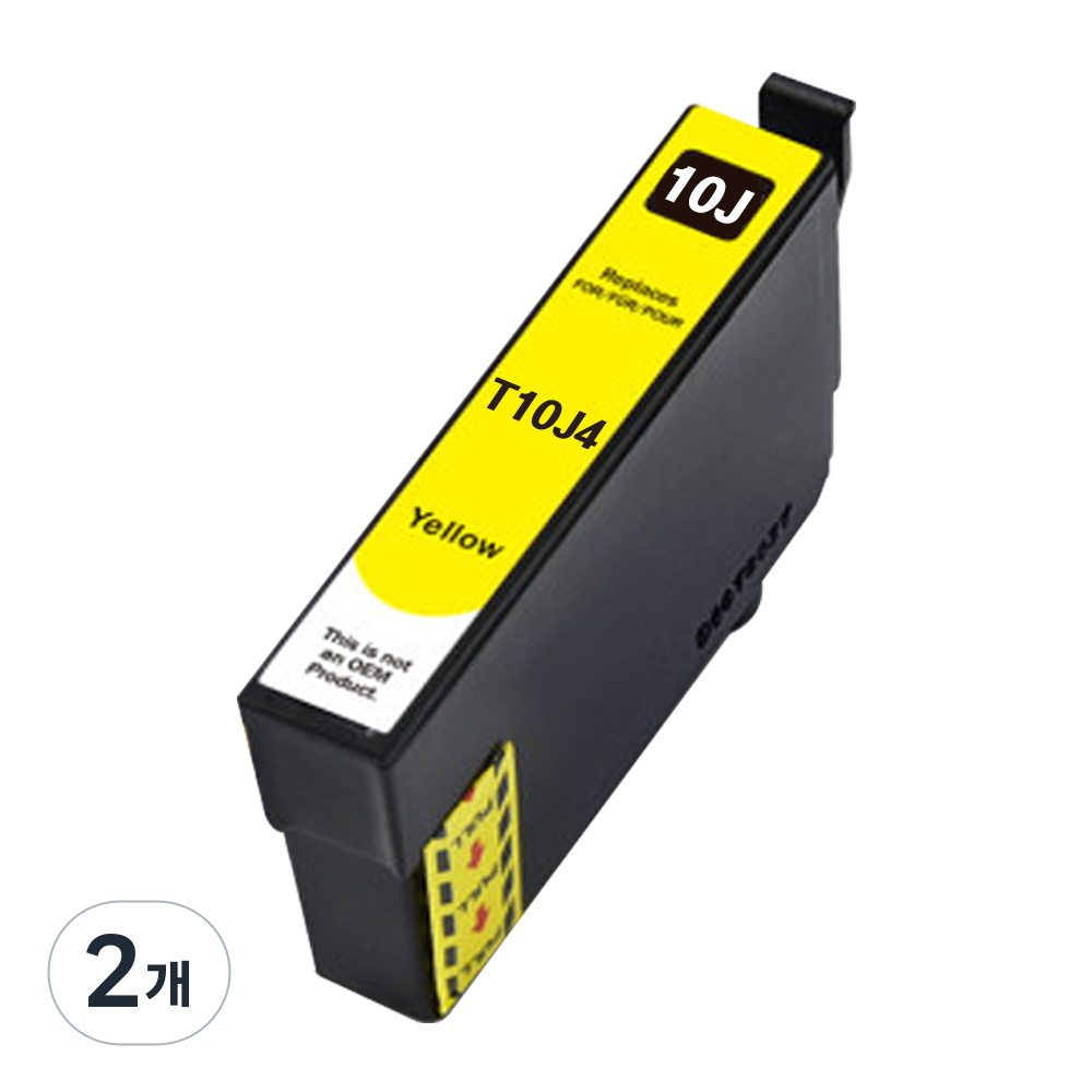 훼이머스신곡점 엡손 T10J 호환용잉크 WF2930 XP2200 XP2205 T10J170 T10J270 T10J370 T10J470, 엡손호환용 노랑(T10J), 2개 18,590원