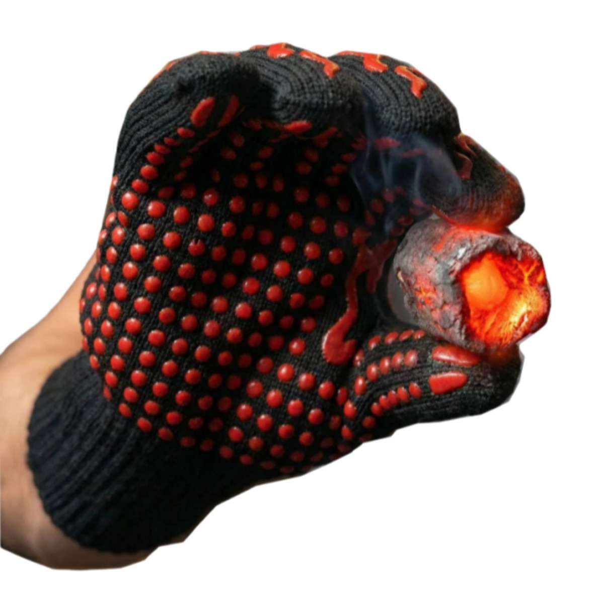 숯불내열 장갑 목탄불 바베큐 오븐 논슬립 방열장갑, 1세트, 블랙 13,900원