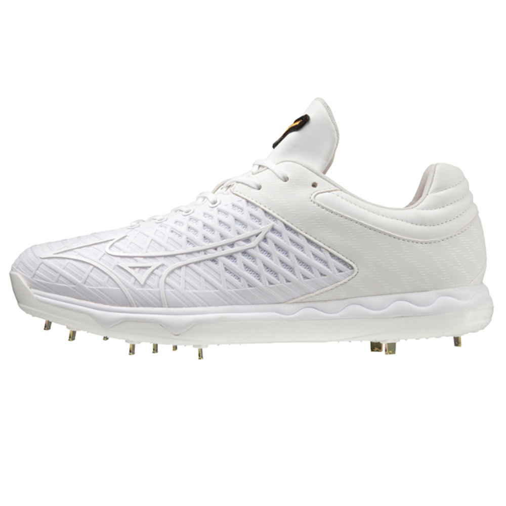 미즈노 프로 징스파이크 일체형 스피드 레보에이스 화이트 11GM220001 215,000원