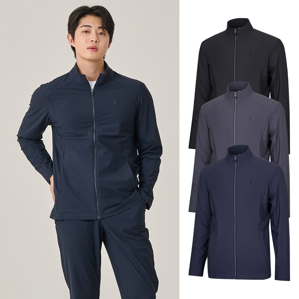 빌트모아 남성 골프웨어 컨트롤 트레이닝 점퍼 집업 러닝 등산 자켓 50,000원