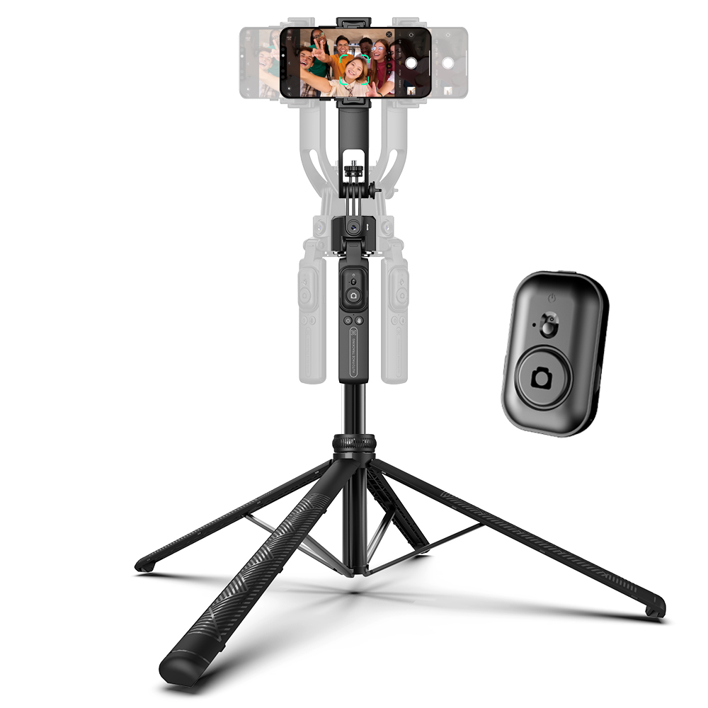 셀루미 AI 오토 페이스 트렉킹 4각 지지대 그립 핸들 셀카봉 삼각대 164cm, 무광 블랙, 1개, SEL-ML1635M-AF 49,900원