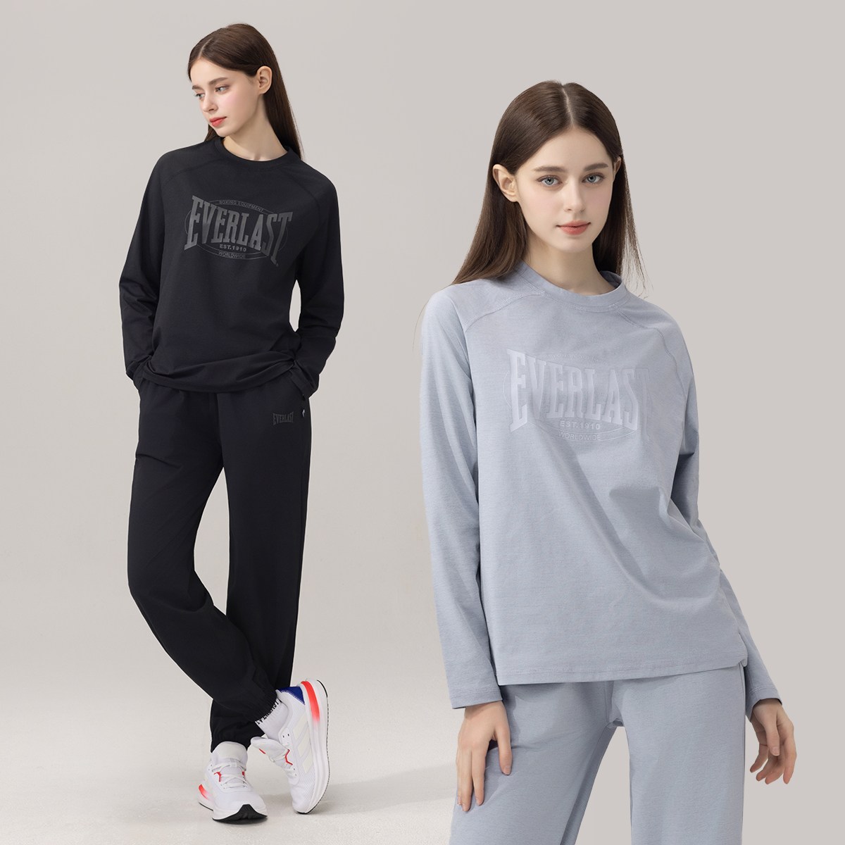 에버라스트 여성 나그랑 원마일웨어 맨투맨 + 조거팬츠 45,500원