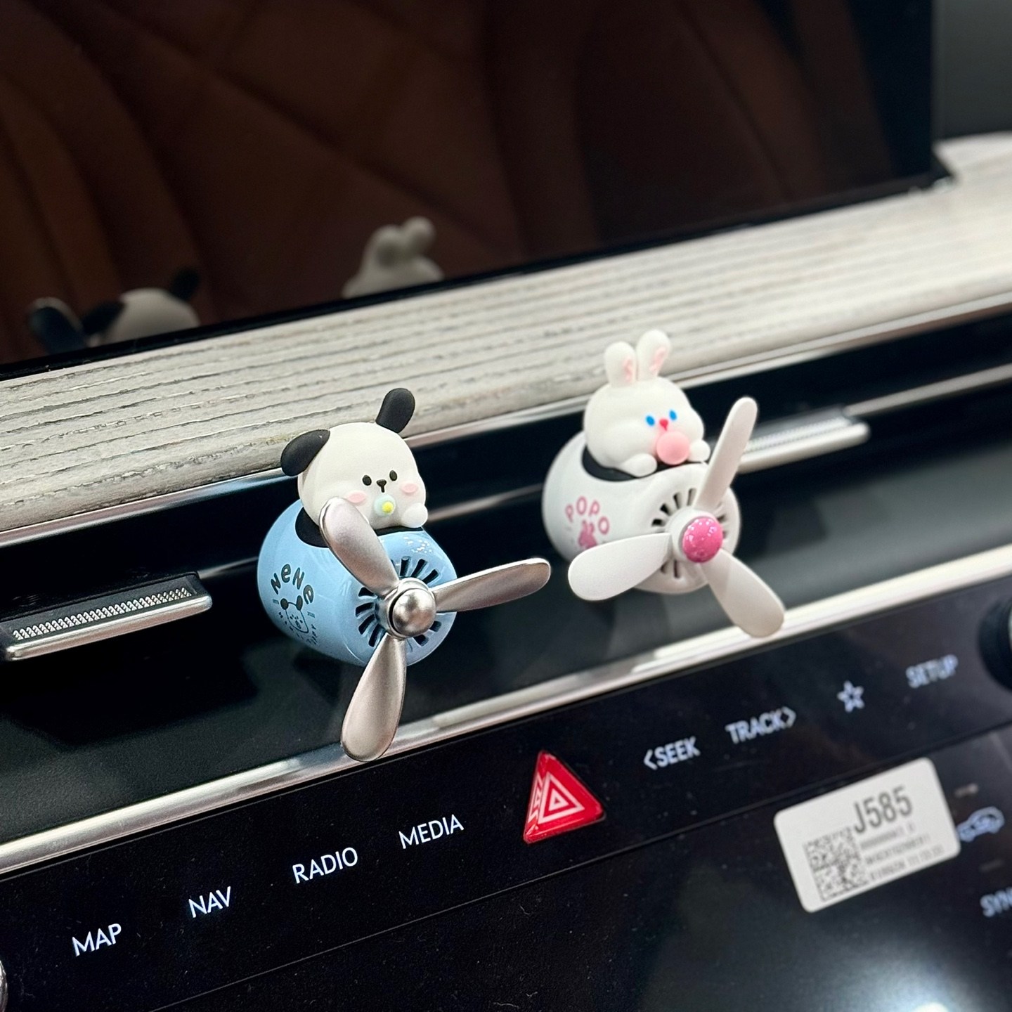 샵비바체 포포네네 캐릭터 프로펠러 차량용 방향제, 1개 15,500원