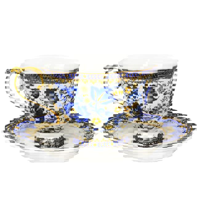 도자기 티 세트/명품 찻잔세트/ 성인용 6인용 ACMLIFE 티 세트 - 컵 블루  (Color-Blue-D) 106,600원