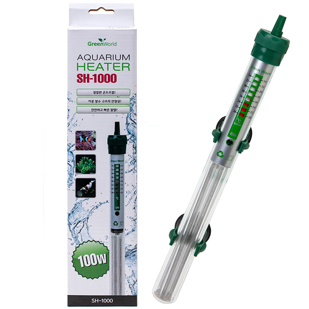 그린월드 자동조절 수족관 히터 SH-1000 8,500원
