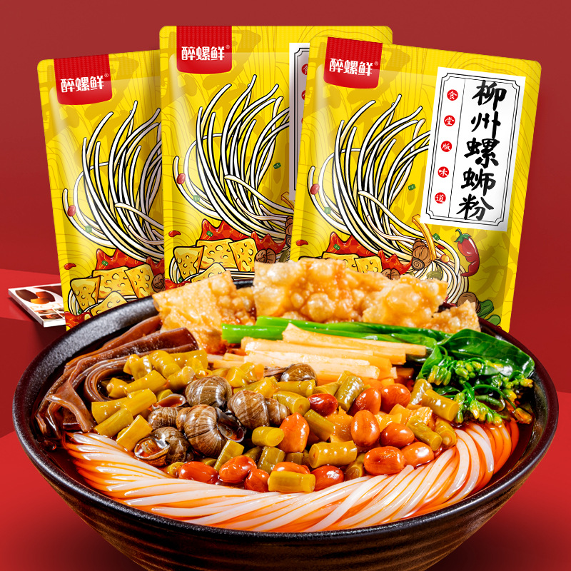 이슬빛 1+1+1 류저우 뤄쓰펀 중국식품 광시특산물 쌀국수 우렁이, 3개, 330g 16,900원