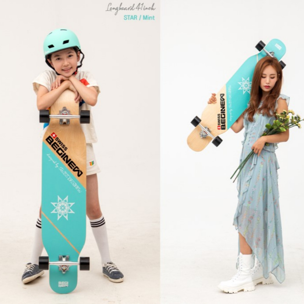 스위스비기뉴 41인치롱보드 STAR 스케이트보드 초등 초보 성인 입문용 보드 74,500원
