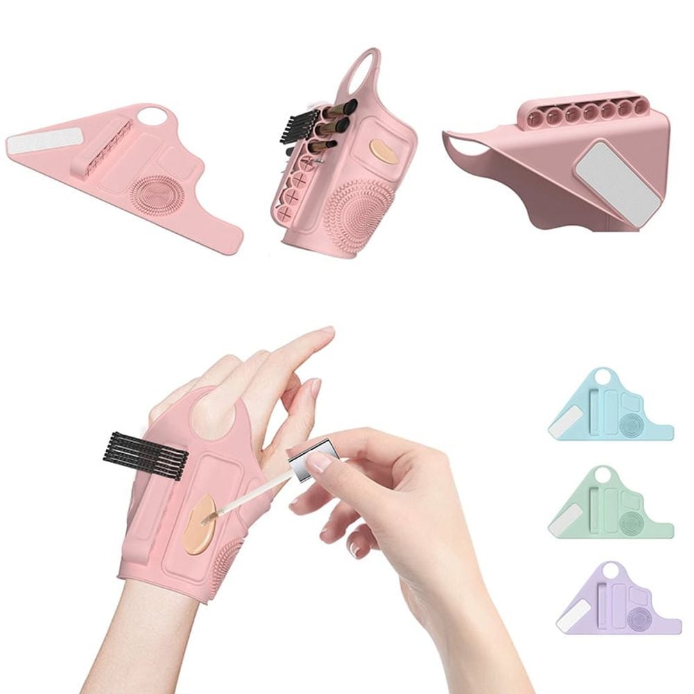 메이크업 팔레트 손밴드 휴대용 브러쉬홀더 화장도구 손목밴드 7,940원