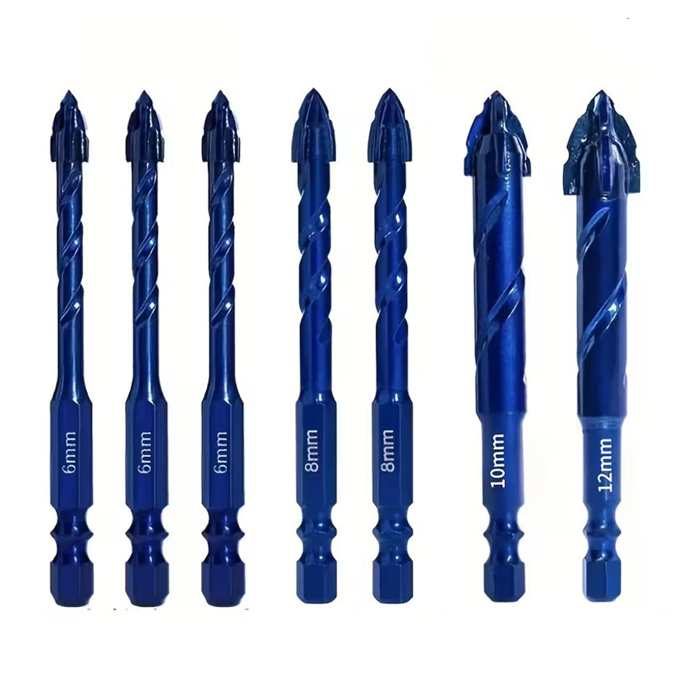 4날개톱니형만능드릴비트 7개세트 강력신속타공 내구성 초경합금 텅스텐카바이트합금 날카로운 톱니빨드릴비트 석재 목재 유리 금속 10,900원