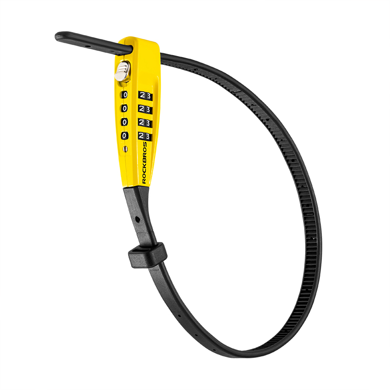 락브로스 실리콘 비밀번호 케애블타이 자물쇠, 1개, 옐로우 19,000원