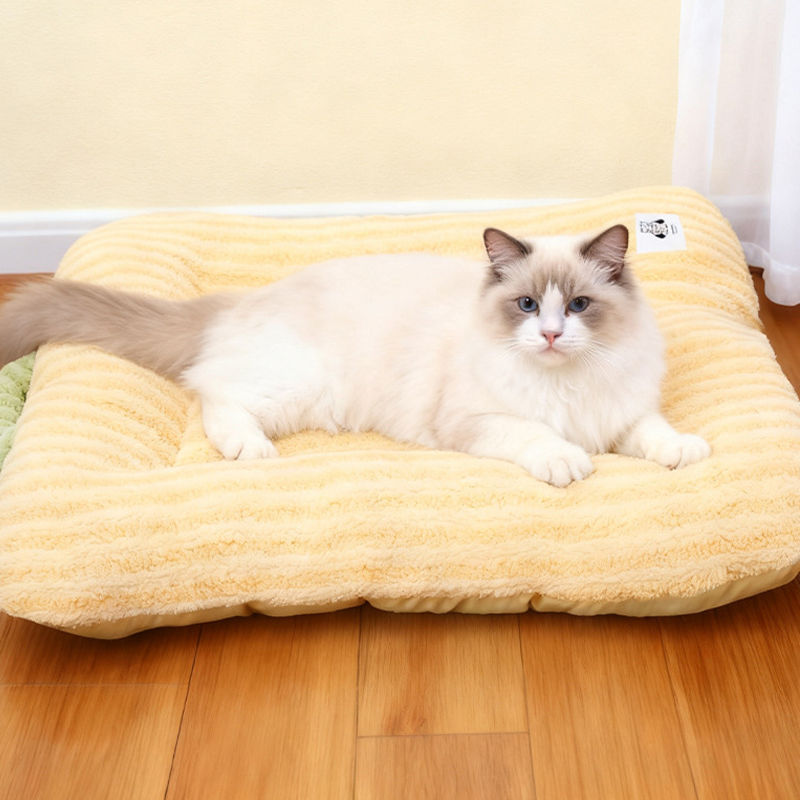 허니버블 반려동물 꿀잠 캔디 스트라이프 방석 쿠션 매트 17,200원